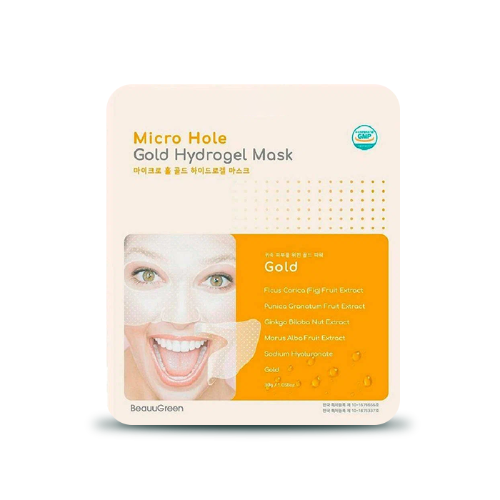 Micro Hole Gold Hydrogel Mask