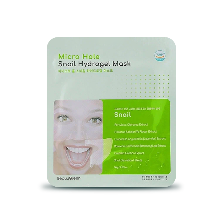 Micro Hole Snail Hydrogel Mask